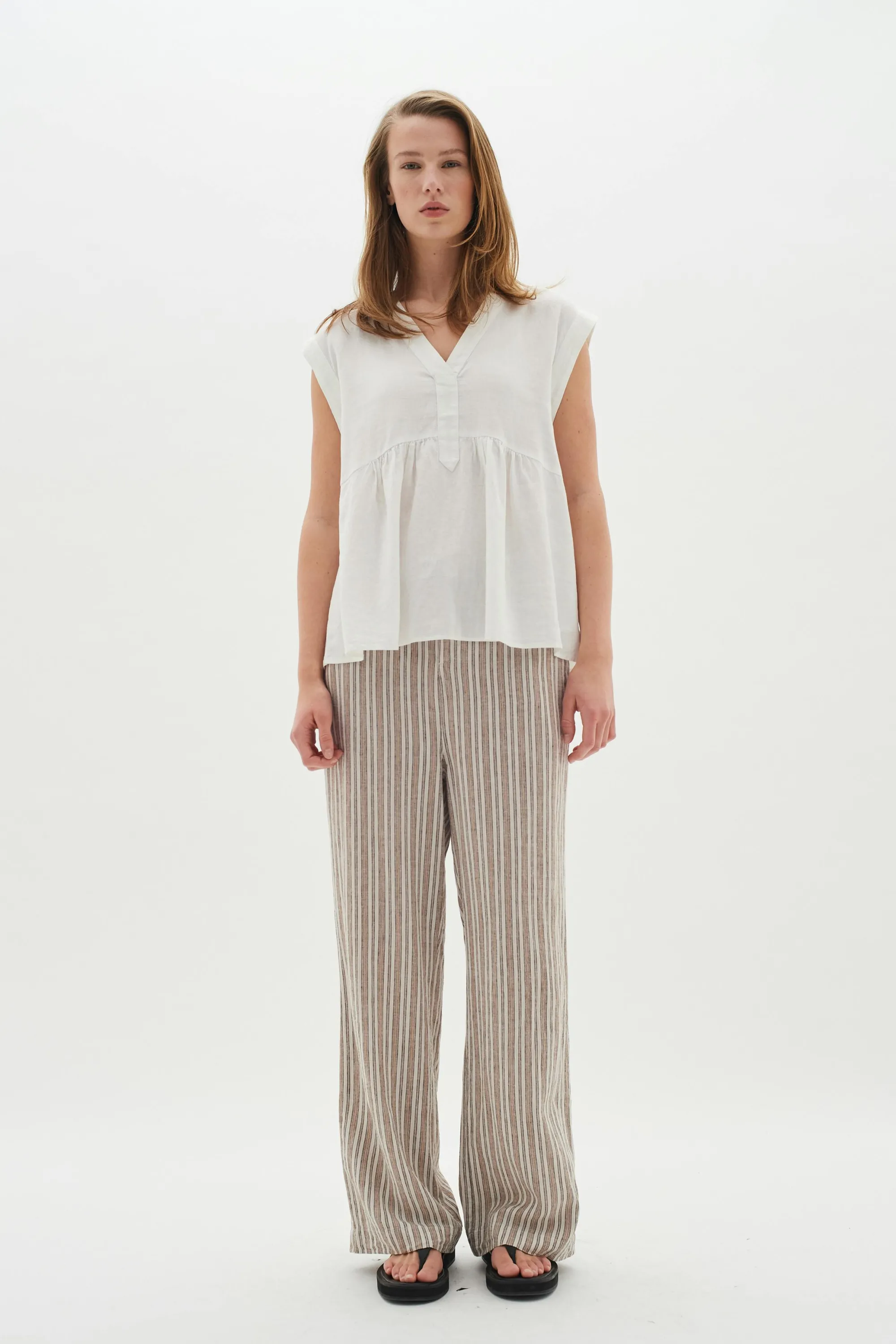 Online EllieIW Linne Byxor Byxor & Jumpsuits