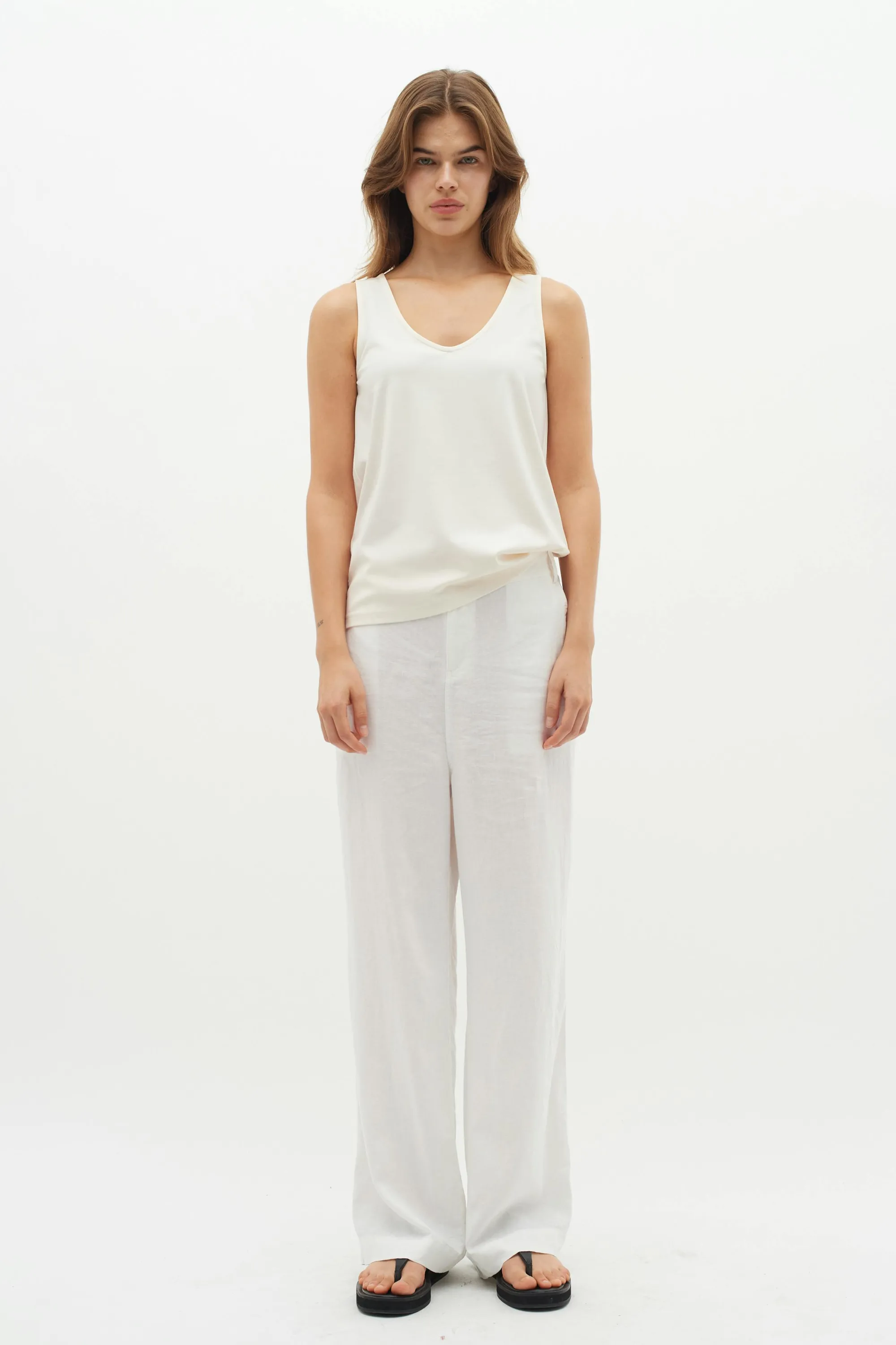 Sale EllieIW Linne Byxor Byxor & Jumpsuits