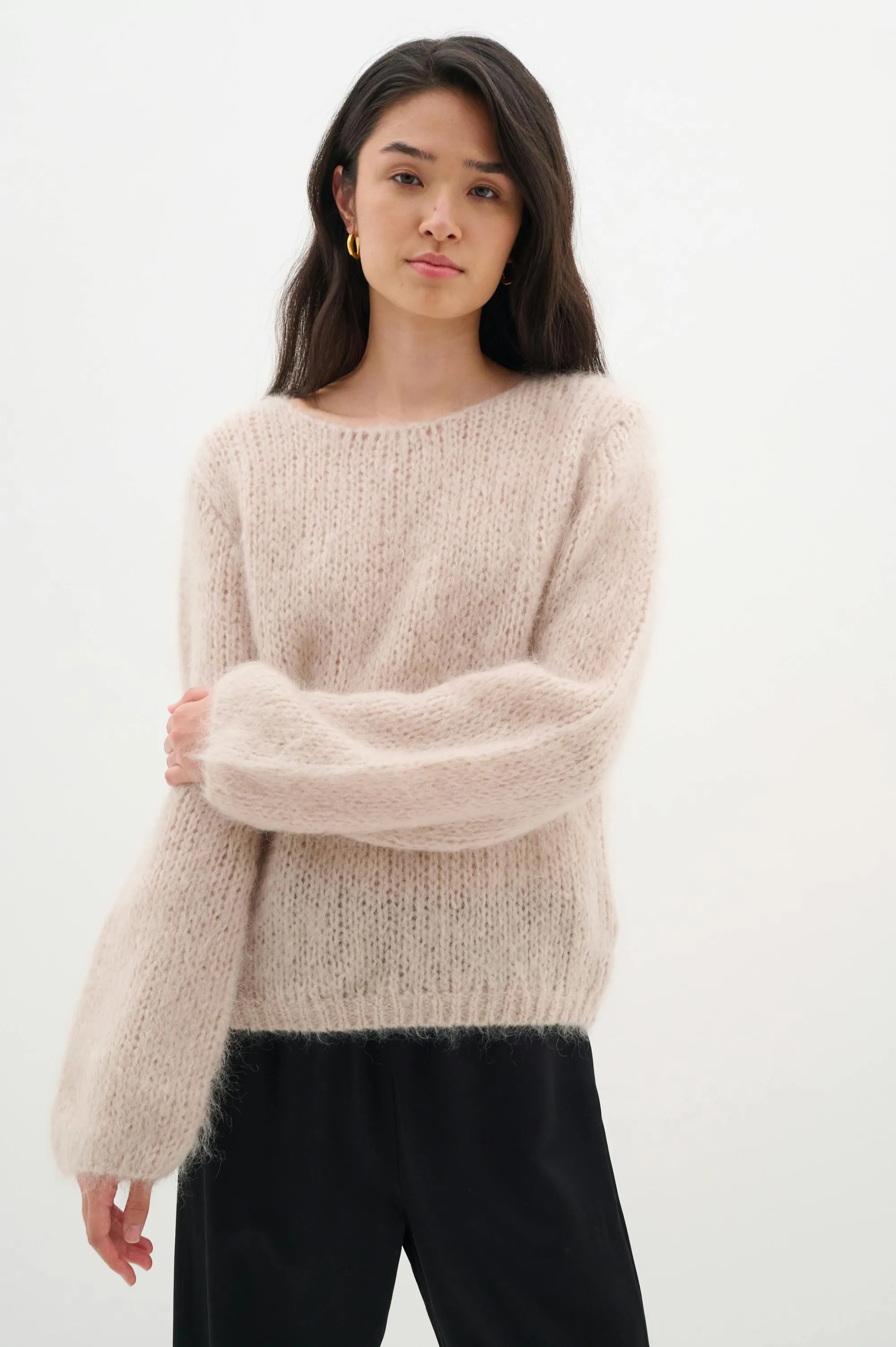 Store JetraIW Mohair Pullover Stickat