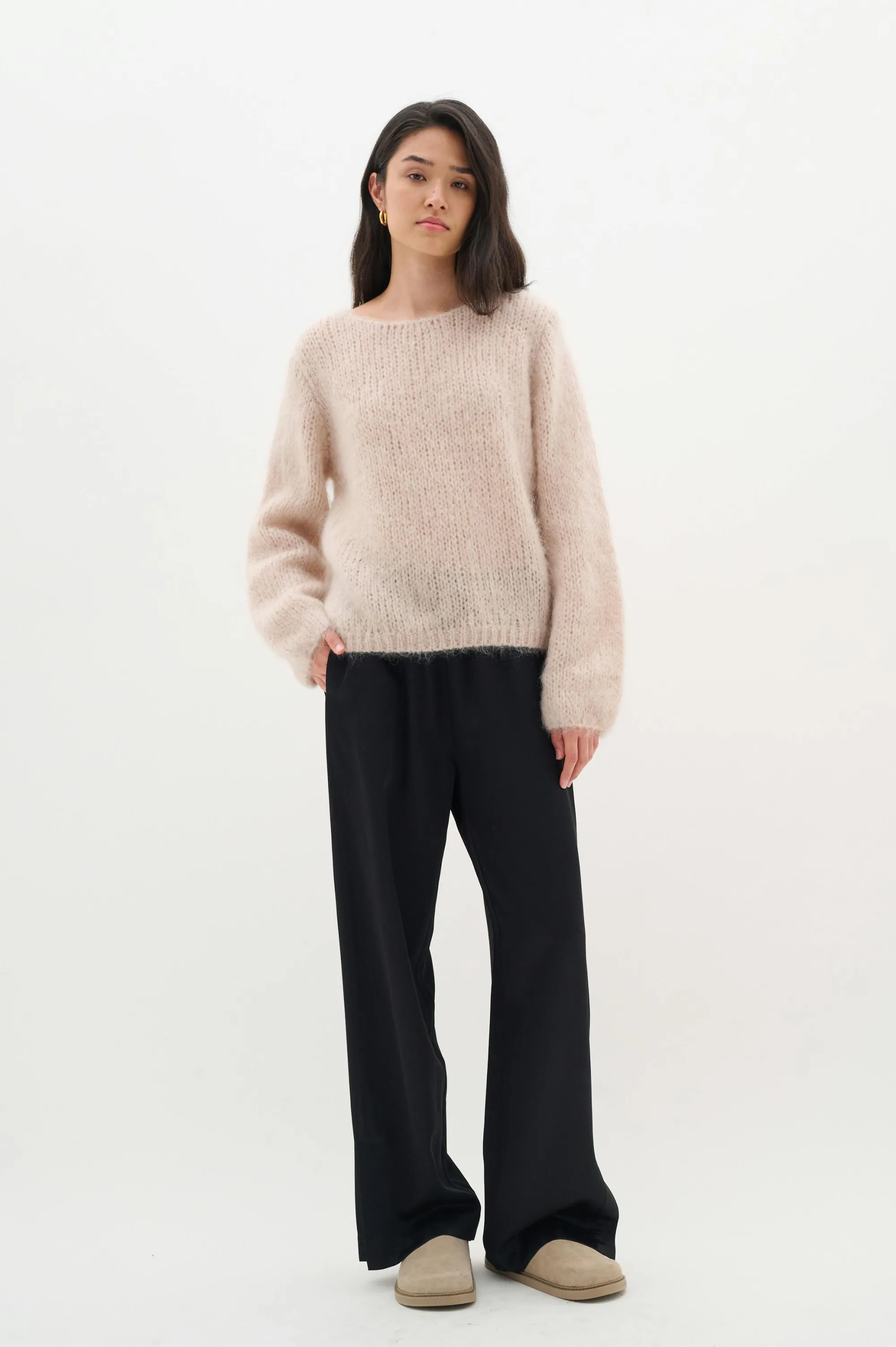 Store JetraIW Mohair Pullover Stickat