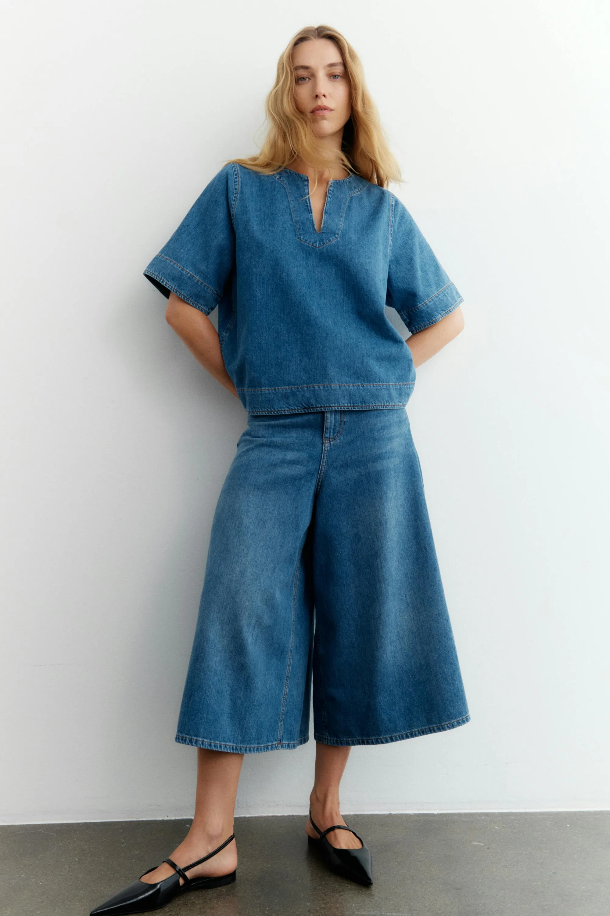 Shop LivaIW Culotte Jeans Jeans | Byxor & Jumpsuits