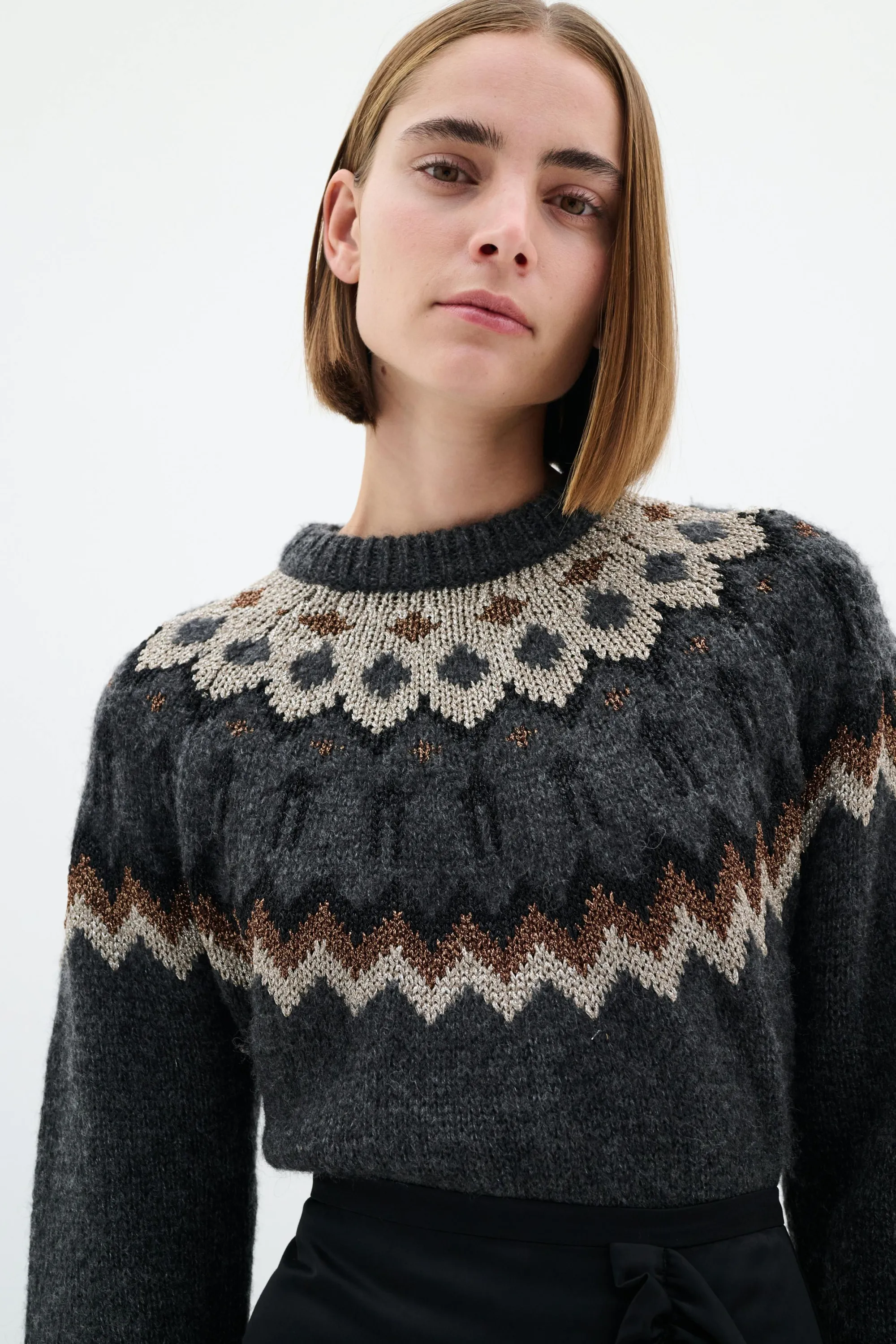 Cheap TeylorIW Fair isle Sweater Stickat